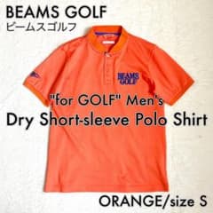 BEAMS GOLF】 メンズ ドライ 半袖 ポロシャツ オレンジ Sサイズ - メルカリ