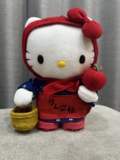 ハローキティ ぬいぐるみ りんご娘 ご当地キティ みちのくキティ物語
