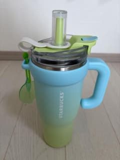 STARBUCKS 中国スタバ　ストロー付きタンブラーのサムネイル