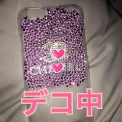 アイフォン6 s デコ電 デコ ケース 高級ガラス ストーンのサムネイル