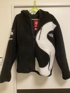 ノースフェイス supreme フリース 黒　Sのサムネイル