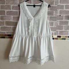 レディース　大きいサイズ　3XL（4L）ノースリーブチュニックのサムネイル