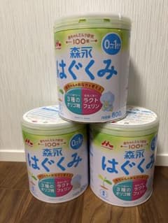 森永 はぐくみ 粉ミルク 800g 3缶セット - メルカリ
