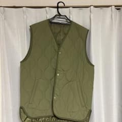 フリーサイズ キルティングジャケット オリーブグリーンのサムネイル