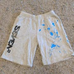 SEVEN2 スエットハーフパンツ　150　ムラサキスポーツのサムネイル