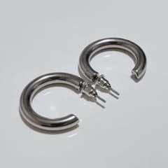 両耳　3.5×21mm シルバー925 18k ピアス 山田涼介 常田大希 着用 ピアス シルバー 両耳リング 山田涼介 銀 常田大希