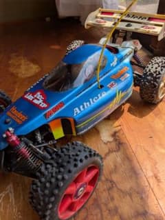 ラジコンエンジン1/8スケール4WDガスパワー　バギー無限アスリート ラジコンエンジン1/8スケール4WDガスパワー バギー無限アスリート