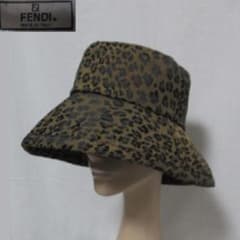 m24085★FENDI★レオパードヒョウ柄バケットハット・小顔効果有 m24085☆FENDI☆レオパードヒョウ柄バケットハット・小顔効果有 - メルカリ