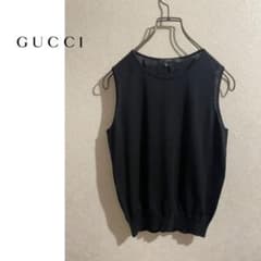 イタリア製 GUCCI ハイゲージ ノースリーブ ニット / グッチ ウール m76099435894_1.jpg?1754234892