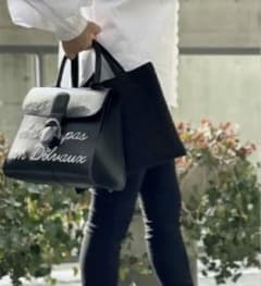 大人気 韓国　ピオヌンナル PIANO ピアノ ブラック 黒  学校 ヌビバッグのサムネイル