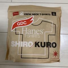 Hanes×GDC SHIRO KURO 2pack Tシャツ 黒のみ 1枚XL - メルカリ