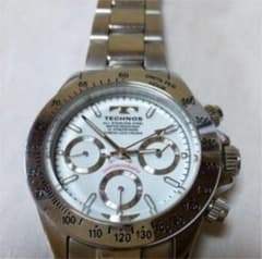 【最終価格】TECHNOS クロノグラフ TSM401SWのサムネイル