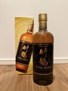【希少】NIKKA 竹鶴 700ml 旧ラベル 黒ラベルのサムネイル