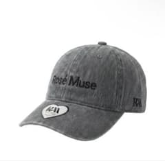 Rosémuse ロゼミューズ Basic washed cap チャコール - メルカリ