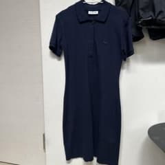 LACOSTE ポロワンピース ネイビーのサムネイル