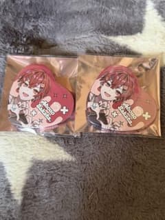 あほの坂田 ハート缶バッジ 2個セットのサムネイル
