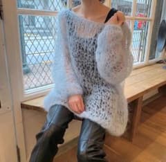 birthdeath モヘアフィッシュネットセーター m76108279760_1.jpg?1747130465