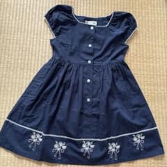 ARTLETTER ネイビー 半袖 ワンピースのサムネイル