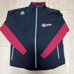 千葉ロッテ　マリーンズ ジャケット 4 マジェスティック 千葉ロッテマリーンズ ジャケット - メルカリ