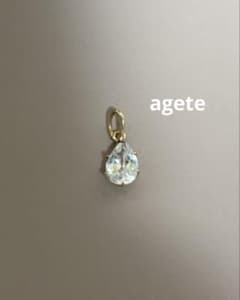agete　k10　ネックレス　チャーム　トパーズのサムネイル