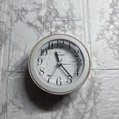 SEIKO 置時計 木目調 アナログ 目覚まし時計のサムネイル