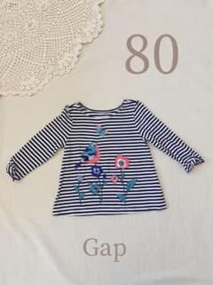 Baby GAP ボーダー　七分袖　トップスのサムネイル