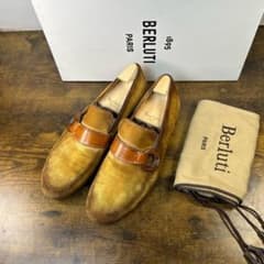 廃盤 Berluti デュルー ストラップ スエード スリッポン 7 - メルカリ