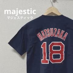 未使用】レッドソックス 松坂大輔 Tシャツ マジェスティック キッズ L