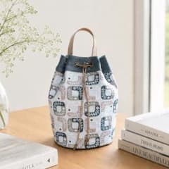 ミナペルホネン＊3wayドローストリングバッグ＊lolo light blue ミナペルホネン＊3wayドローストリングバッグ＊lolo light blue - メルカリ