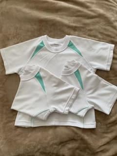 ジャクエツ体操服　半袖　110 ミントグリーン　３枚組のサムネイル