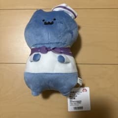 문구와 함께 마린 세일러 봉제인형 고양이 씨