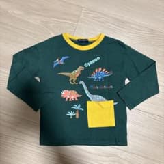 moujonjon 恐竜 長袖カットソー 110cmのサムネイル