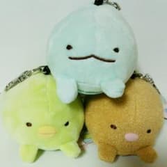 新品☆すみっコぐらし☆うつぶせぬいぐるみ パスケース ３種セット 非売品のサムネイル