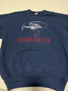 スウェット刺繍　USMC メンズライク　ストーリートのサムネイル