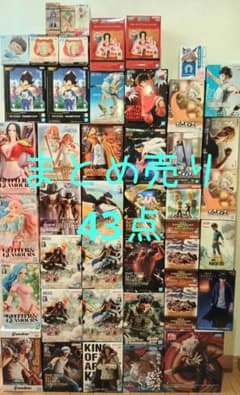 프라이즈 피규어 정리 판매 43 점 모여 원피스 점프 계