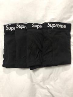 新品 未使用 未開封　Supreme ボクサーパンツ　M　黒　4枚　パンツ supreme ボクサーパンツ（メンズ）4枚入り - メルカリ