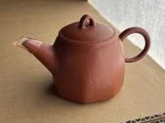 杉江木仙　朱泥　八角　急須　後手　茶壺　常滑焼のサムネイル
