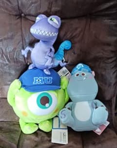 モンスターズ・インク ぬいぐるみ　3体セット