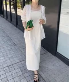 CAPRICIEUX LE'MAGE  ストレッチキャミワンピースのサムネイル