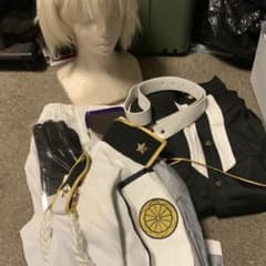 【uwowo製】刀剣乱舞 髭切 戦闘服 コスプレ ウイッグ付き　ぱぐ専門ページ uwowo製】刀剣乱舞 髭切 戦闘服 コスプレ ウイッグ付き ぱぐ専門ページ