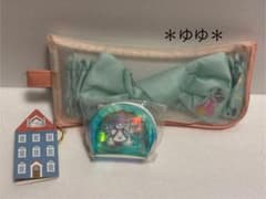 ムーミン　リトルミィ　ヘアバンド&ミムラ　オーロラビニールミニポーチ