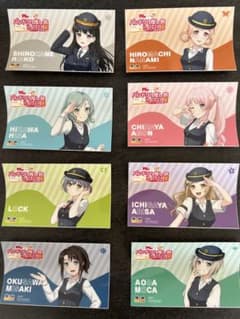 ❤️‼️バンドリ！JR東海 推し旅 ステッカー 8枚のサムネイル