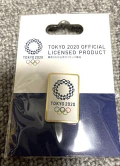 도쿄 2020 올림픽 엠블럼 핀 배지 스퀘어 01