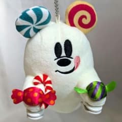 ハロウィーン2021 ミッキーゴースト　キャンディ くっつきぬいぐるみのサムネイル