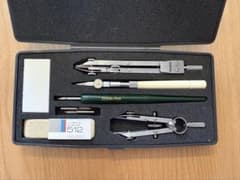 DRAWS 製図用烏口ペンシルセット　中古のサムネイル