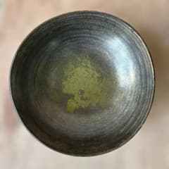作家もの 陶器 鉢 ボウル／一点もの 銀彩 藁 陶芸／1枚 - メルカリ