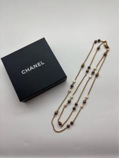CHANEL フェイクパール　ヴィンテージ　ロングネックレス 99A 美品のサムネイル
