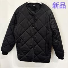 新品　arch.b キルティングジャケット ブラックのサムネイル