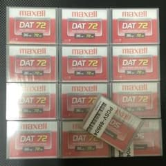 DATカートリッジ（72GB）11本とDDSクリーニングカートリッジ 2パック