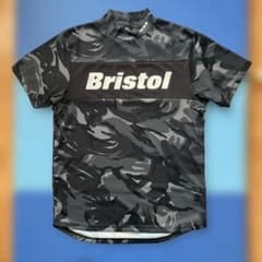FCRB モックネックシャツ 半袖Tシャツ カモフラ 迷彩 ブラック L FCRB モックネックシャツ 半袖Tシャツ カモフラ 迷彩 ブラック S